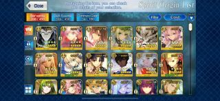 Fate Grand Order/fgo Account Na 43 Ssr (72 With Np) Whale Account