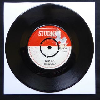 Larry & Alvin Nanny Goat / Smell You Crep Studio 1 1968 Uk 1st Press 7” 45 Vinyl