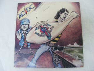 Ac/dc Lp Dirty Deeds Done Dirt Australia Release Red Label