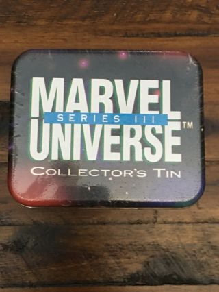 1992 Marvel Universe Series 3 Iii Complete Card Set (200) Hologram Set (5) Tin