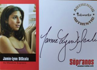 The Sopranos Season One Jamie - Lynn Discala As Meadow Soprano A - Jd Auto Card