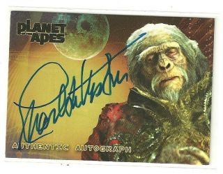 2001 Topps Planet Of The Apes Charlton Heston As Thade 