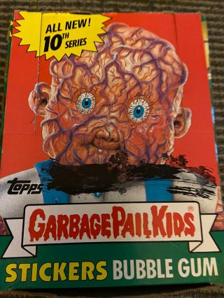 Garbage Pail Kids 10th series one 45 wax pack with 25 cent.  Never Open 3