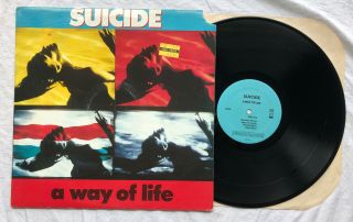 Suicide A Way Of Life Lp Vinyl Record Wax 7072 1988 Ric Ocasek