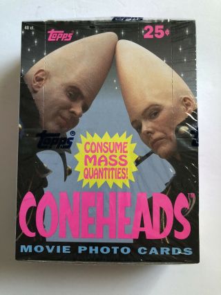 1993 Topps Coneheads Movie Photo Cards Wax Box 48 Packs Factory Nbc Snl