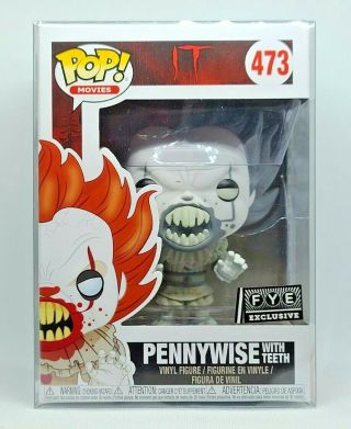 Funko Pop It Pennywise With Teeth (black & White) 473 Vinyl Figure - Exclusive