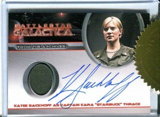 Battlestar Galactica Season Two Katee Sackhoff Incentive Autograph Card