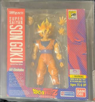 S.  H.  Figuarts 2011 Sdcc Dragon Ball Z Saiyan Son Goku Special Color Edition
