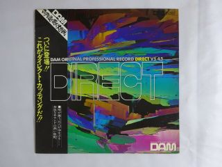 V.  A Professional Record Direct Vs 45 Dam Dor0028 Japan Audiophile Lp Obi