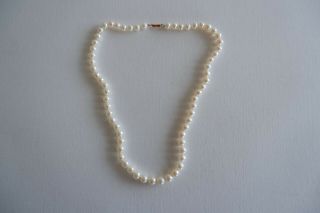 Ciro Cultured Pearl Necklace,  9ct Gold Clasp - C1950 