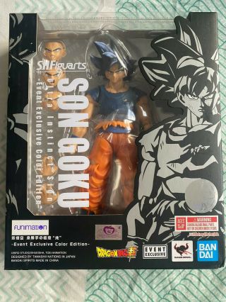 Sdcc 2020 Sh Figuarts Son Goku Ultra Instinct Sign Dragon Ball Exclusive In Hand