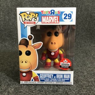 Funko Pop Geoffrey As Iron Man 029 - Canadian Convention Exclusive In Hand
