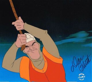 Dragons Lair Dirk The Daring Animation Production Cel Signed Don Bluth