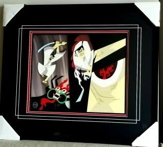 Samurai Jack Hand Painted Cel Limited Edition Eye Of The Warrior 24/200 Signed