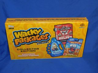 2014 Wacky Packages Stickers Collector Edition Factory Box Exclusive Cont