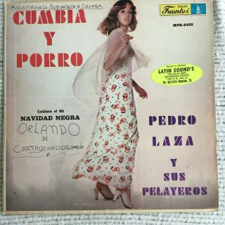 Pedro Laza Y Sus Pelayeros Cumbia & Porro 12 " Vinyl Record Album 1977