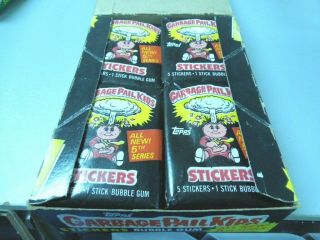 1986 Garbage Pail Kids GPK USA Series 5 wax box 48 packs from case 24 3 2