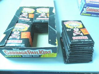 1986 Garbage Pail Kids GPK USA Series 5 wax box 48 packs from case 24 3 3