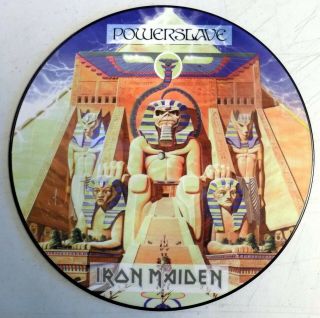Iron Maiden - Powerslave - 12 " Picture Disc Lp - Uk -