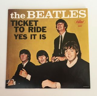 The Beatles / Ticket To Ride & Yes It Is / RSD 2011 45 w/ PS / 2