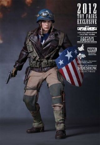 Hot Toys Captain America Rescue Version - Nrfb 2012 Exclusive