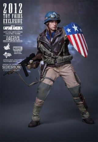 Hot Toys Captain America Rescue Version - NRFB 2012 EXCLUSIVE 2