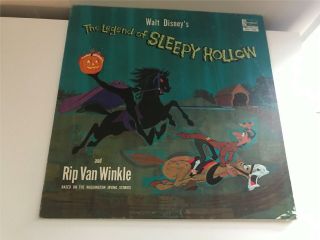 Walt Disney The Legend Of Sleepy Hollow 1969 Lp Vinyl Record Dq - 1285 Halloween
