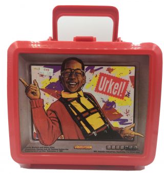 1991 Family Matters Steve Urkel Lunch Box - Good Vintage Did I Do That?