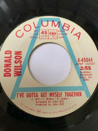 Northern Soul Promo 45/ Donald Wilson " I 