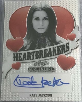 Kate Jackson /30 2020 Leaf Metal Pop Century Auto Autograph Silver Heartbreakers