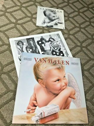 Van Halen 1984 Vinyl Classic Rock Lp Album And Extra Van Halen Item