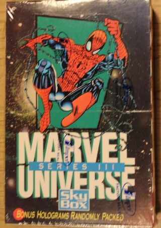 1992 Marvel Universe Series (3) Iii Full Box Factory Get It Now
