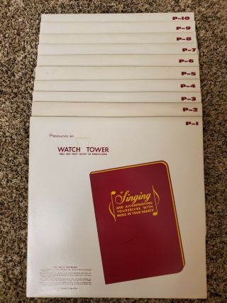 Watchtower - Singing With Music In Your Hearts Lp - Complete Set
