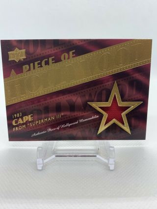 2008 Upper Deck A Piece Of Hollywood 1983 Cape From Superman Iii Relic Card