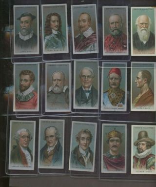1924 Ogden ' s Leaders Of Men Complete Set of 50 Tobacco Cards 3
