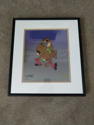 Hanna Barbera Limited Edition Scooby Doo Zoinks Animation Cell
