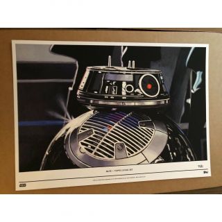 Bb - 9e Topps Star Wars Living Set 68 Art Fine Print 10”x14” Only /81 Printed