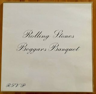 The Rolling Stones Beggars Banquet Lp Vinyl Gatefold Skl 4955 Decca 1968 - Ex/ex