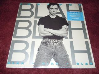 Iggy Pop Blah Blah Blah 1986 A&m Produced By David Bowie Promo Shrink Hype Ex,