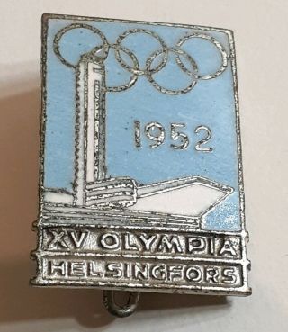 Oficial Xv Winter Olympic Helsinki 1952 - Finland Old Pin Badges