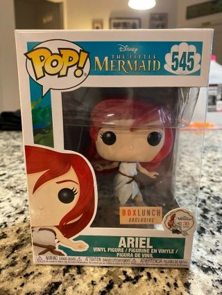 Funko Pop Disney The Little Mermaid Boxlunch Exclusive 545 Ariel 30 Years 30th