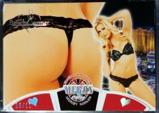 2020 Benchwarmer Vegas Baby Heather Rae Young Money Maker Butt Card Holo 10/11