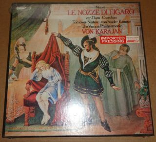Karajan/van Dam/cotrubas Mozart Le Nozze Di Figaro - London Osa - 1443