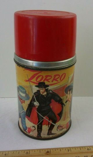 Zorro Disney Lunchbox Thermos Only Aladdin Disney With Stopper And Cap