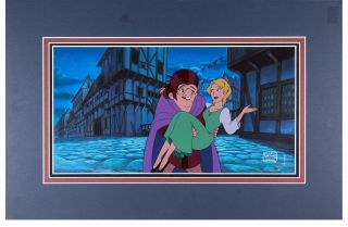 Hunchback Of Notre Dame Ii Pan Production Background And Cel Key Master Disney