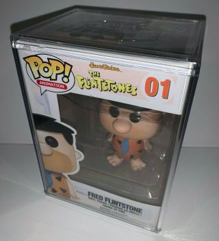 Funko Pop Fred Flintstone Hanna Barbera W/ Hard Stack | Tiny Dent,  See Photos
