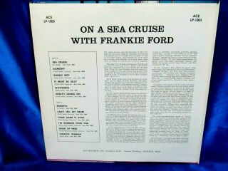 1959 Rock R&B LP: Frankie Ford - Let ' s Take A Sea Cruise - Ace 2