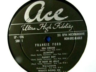 1959 Rock R&B LP: Frankie Ford - Let ' s Take A Sea Cruise - Ace 3