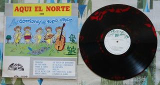 Aqui El Norte Con Los Gorriones Del Topo Chico Lp Norteno Colored Vinyl Vg,