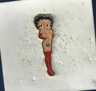 Lions Club Pin Sexy Betty Boop Red Stockings